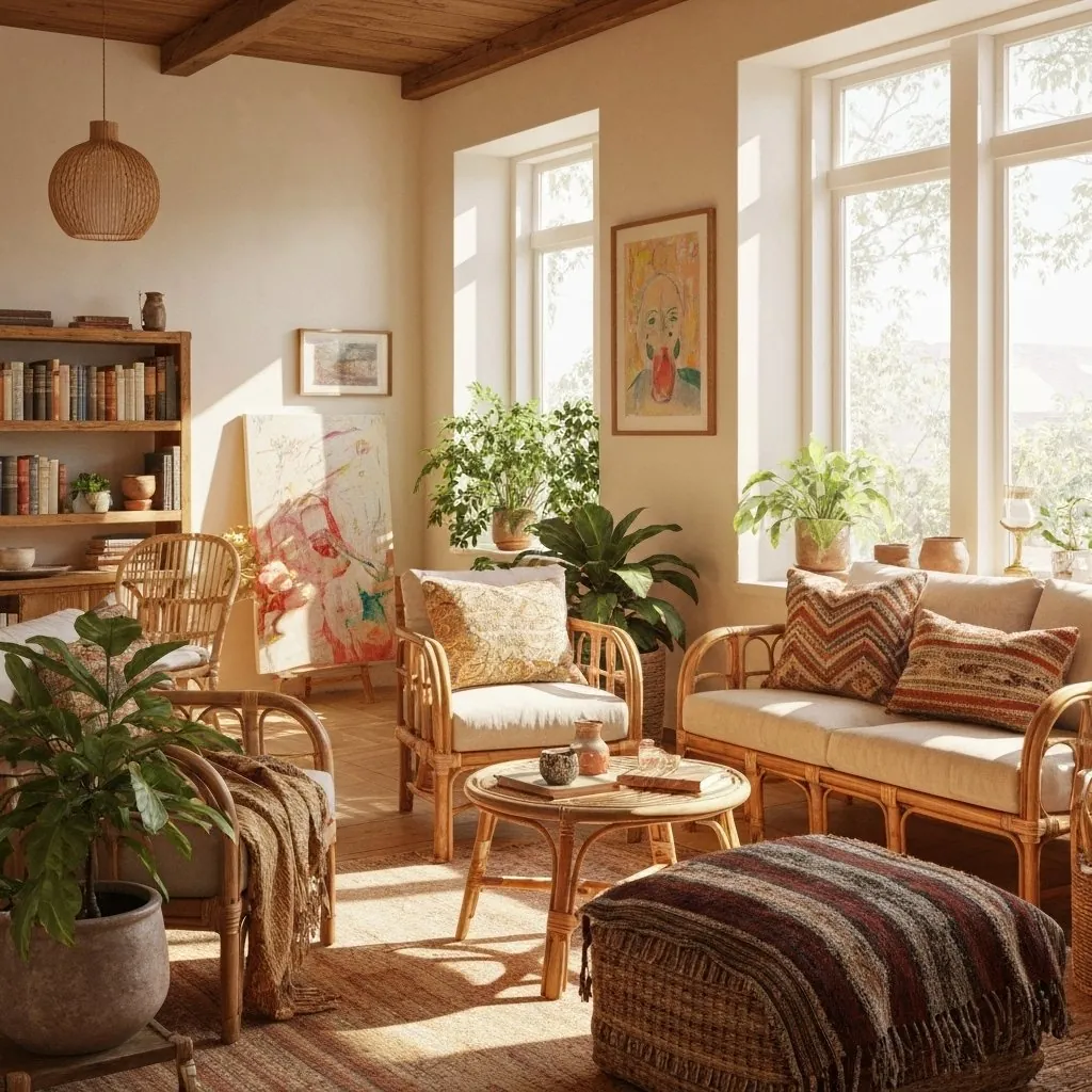 Styl boho w mieszkaniu – jak go uzyskać: Przewodnik